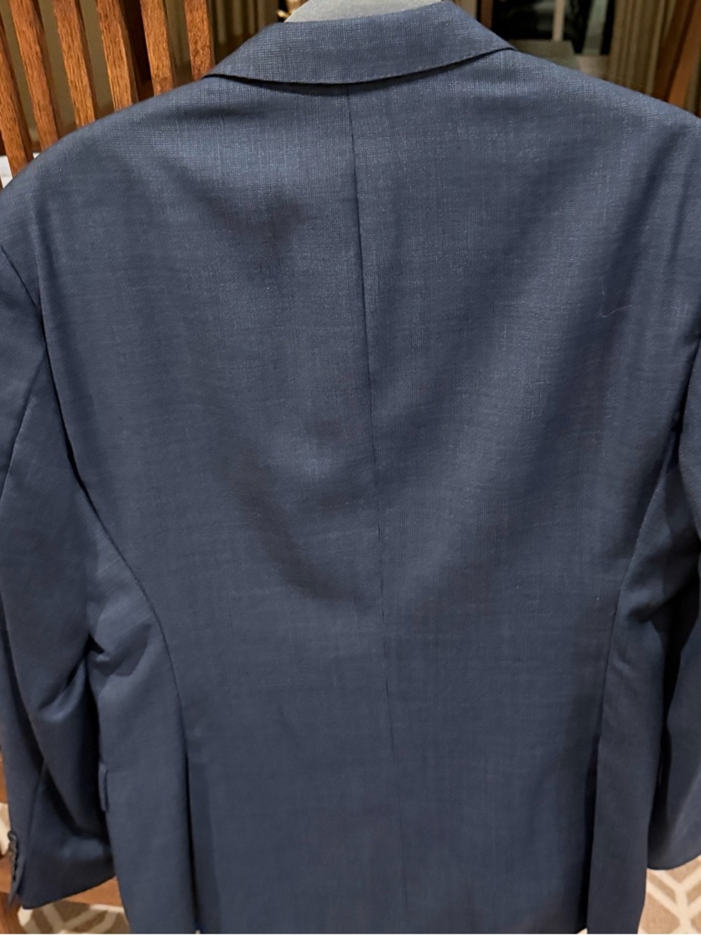 Hugo Boss Navy Textured suit - Picture 2 of 6